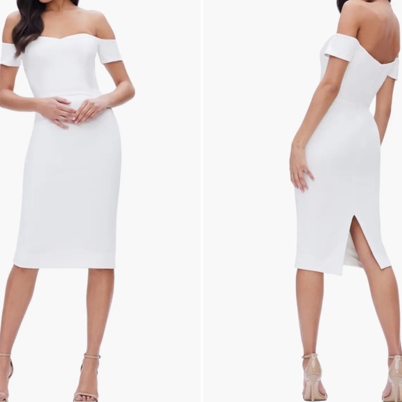 Dress the Population Dresses & Skirts - Dress the Population Bailey Off the Shoulder Dress Size: XXL